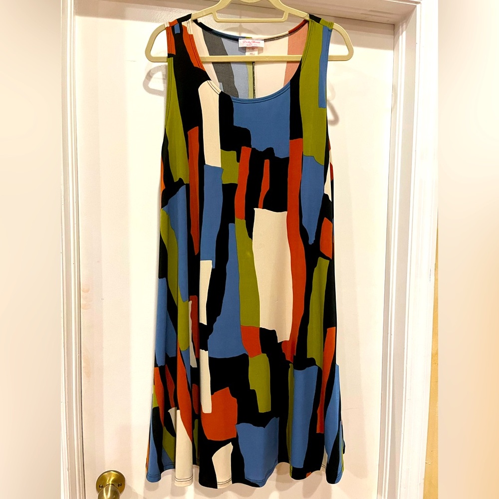 Swingy Color Block Dress